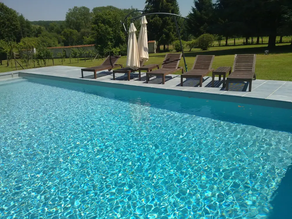 Piscine liner gris